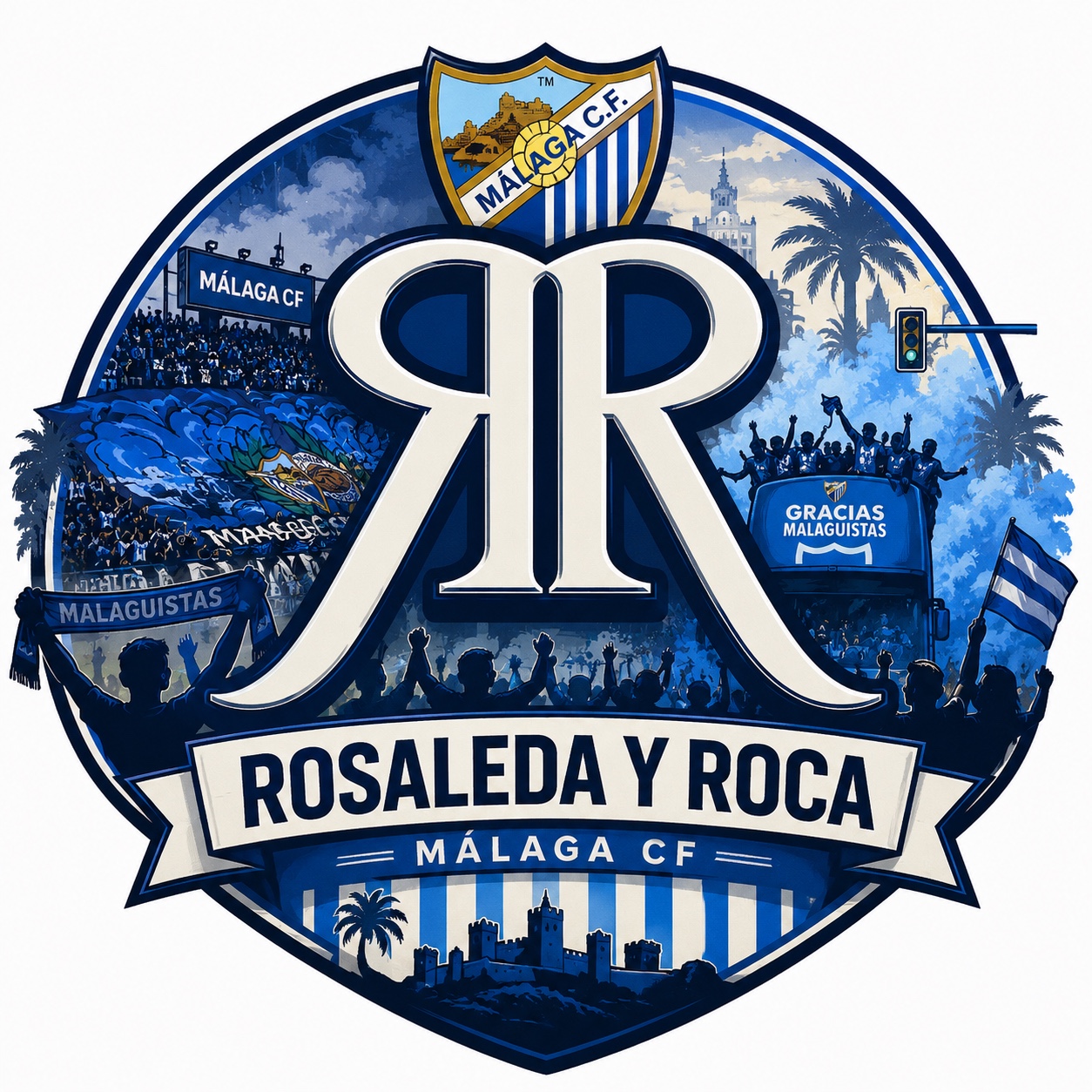 Escudo de Rosaleda y Roca